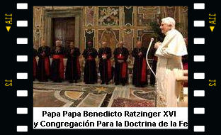 Posicin del Papa Benedicto XVI