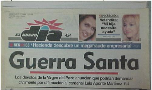 Virgen del Pozo vs. Iglesia Cat�lica